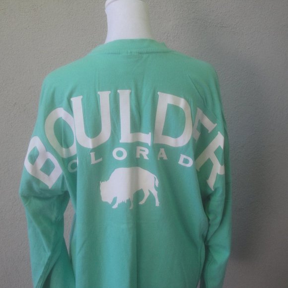Southpointe Jersey Spirt Jersey Boulder Colorado Green-White Med - Picture 1 of 6